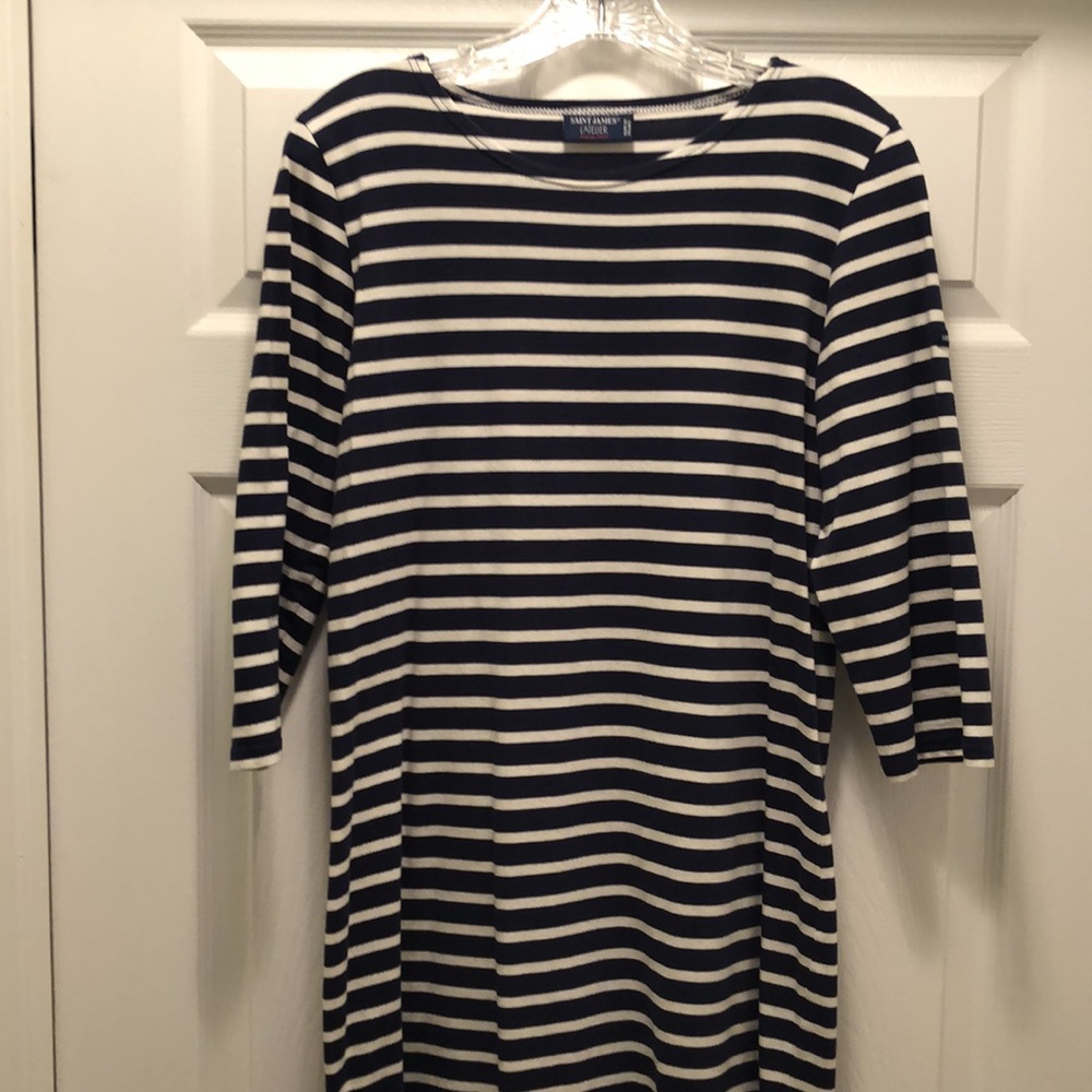 Saint James Breton stripe dress